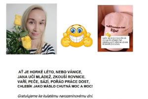 2026-01-18 40. narozeniny členky Jany Chromé